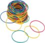 400PCS Colorful Rubber Bands Thick Elastic Rubber Loops For Office