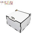 Mdf Box 3MM White 90MM X 90MM X 60MM