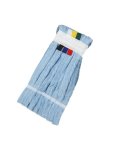 Microfiber Fan Mop Head Blue With Colour Coded Tags