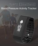 T2 Waterproof Smart Wristband Fitness Bracelet With Blood Pressure Monitor