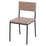 Steel Frame Chair - White Oak