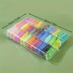 36 Colors Color Random Super Light Playdough Set - Suitable For Diy Crafts Ages 3-8