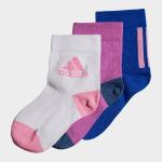 Adidas 3PK Kids Sock _ 172439 _ Pink - XS Pink