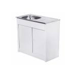 Cam Africa Kitchen Cupboard Kd Unit Single Bowl Single Drainer Stainless Steel 915 X 460MM