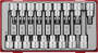 Teng Tools 18PC 1/2" Drive Tx Bit Socket Set