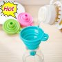 Collapsible Retractable Funnel MINI Plastic Funnel Pouring Oil Pot Funnel Funnel Dispensing Funnel Gadgets