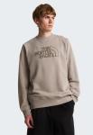 Mens Drew Peak Crew Stone Slab new Taupe Green - Stone Slab new Taupe Green 2XL