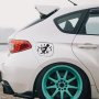 Funny Car Fuel Tank Cover Stickers Vinyl Personality Oil Gauge Cover Stickers Fuel Tank Stickers Creative Fuel Tank Stickers Waterproof Car Stickers