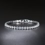 Simple Single Row Zirconia Bracelet For Women Party Banquet Clothing Decor Jewelry Gift