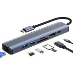 BYL-2303 7 In 1 Usb-c Type-c To USB Multifunctional Docking Station Hub Adapter