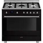 Smeg 90CM Cooker With Gas Hob - SSA91MABL2