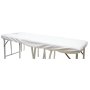 Massage Bed Cover No Breathing Hole Elasticated Towelling White