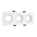 Indoor Polycarbonate Triple Downlight White