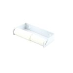 Toilet Roll Holder With White Pvc Roll White