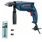 Bosch - Impact Drill Incl Brush & Bit Set - 570W - 13MM