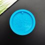 1PC Life Tree Tag Mold Diy Life Tree Keychain Backpack Decoration Pendant Small Tree Tag Resin Pendant Silicone Mold