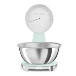 Smeg Analogue And Digital Kitchen Scales – Pastel Green
