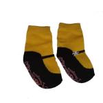 Socks For Girls 0-6 Months - Yellow Mary Jane Daisy Buckle