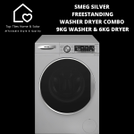 Smeg Silver Freestanding Washer Dryer Combo - 9 6KG