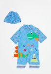 PoP Candy One Piece Swimsuit & Cap Set - Blue