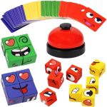 Face Changing Magic Cubes Game Face Blocks Game Face Change Cube Game Expression Matching Block Puzzles Building Cubes Toy Educa
