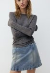 A-line MINI Skirt - Blue