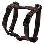 Rogz Utility Reflective H-harness - Nitelife Small Chocolate
