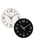 Minimalist Round Quartz Wall Clock Assorted - None Black