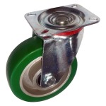 Elastic Pu On Aluminium Castors 370 380 Series Epb