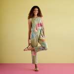 Mumbai Pants - Green Batik - 44 Xxxxlarge