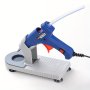 Secure Glue Gun With Non-slip Plastic Stand & Suction Cup Holder For Jewelry Crafting