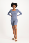 Evie Sleep Romper - Flintstone - XS