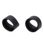 2PIECES Microscopes Rubber Eyecups Professional Collapsible