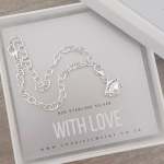 Graduation Bracelet Set 925 Sterling Silver Graduate Charm And Bracelet Adjustable Up To 19CM