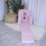 A Kids Sofa Fold-open Chair Minni Mouse 3-8 Years