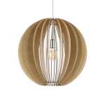 Cossano Pendant Light In Maple - Large Small - Small