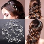 Elegant Exquisite Classic Flower Headband Tiara Women Girls Casual Party Wedding Supplies Princess Fairy Style Bridal Fresh Hair Accessories Gift Photo Props