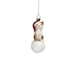 CAT On White Bauble