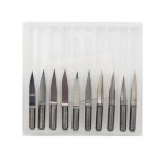 10PC V-cutting Bit 60 Degree - 3.175MM Shank VCU015