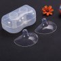 1 Pair Silicone Nipple Protectors With Box Circular & Triangular Nipple Shields No Label Ideal For Breastfeeding Christmas Halloween Thanksgiving New Year Valentine's Day Gifts