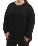 Ladies Plain Chenille Jersey - 60 Black