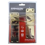 Samson Victorian 3-LEVER Lockset Brass 15CM