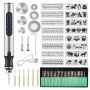 Uolor USB Rechargable Engraving Pen With 42 Bits MINI Electric Diy Engraver Cordless Rotary Tools Portable Engraving Tool For Jewelry Wood Metal Ston