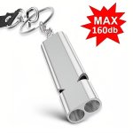 1PC Portable Survival Whistle Keychain: The Perfect Edc Equipment For Outdoor Camping Travel Hiking And Mountaineering