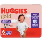 Huggies Gold Skin Soft Pants Size 6 Value Pack 35'S