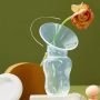 Yahaa Manual Breast Pump For Breastfeeding - Efficient And Comfortable Silicone Milk Collector 4OZ/110ML Bpa-free