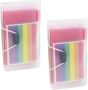 2PCS File Organizers Plastic Accordion Folder Duotang Folders For Office