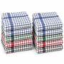 Heavy Dish Cloth 10 Pack - 100% Cotton Cleaning Cloths & Wipes