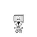 Composable Classic Link Teddy Bear Pendant