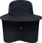 Bush Hat With Neck Cover Black